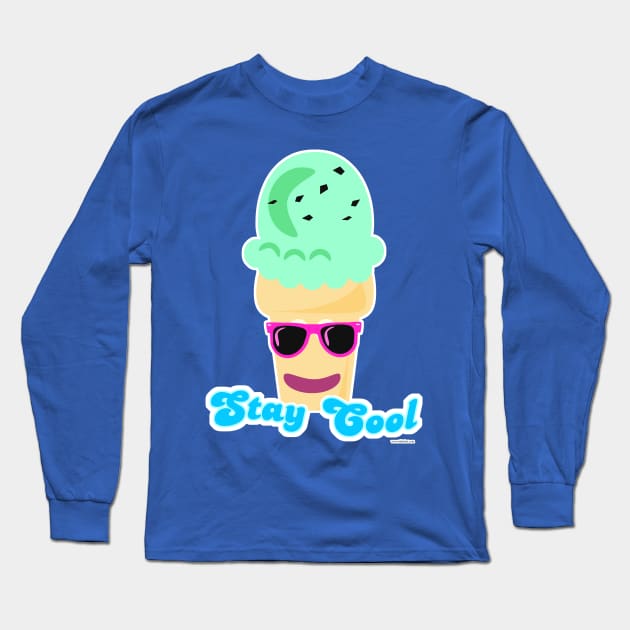 Stay Cool Like a Cone Long Sleeve T-Shirt by Tshirtfort